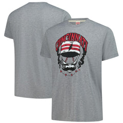 Cincinnati Reds Homage Grateful Dead Tri-Blend T-Shirt - Gray T-shirts