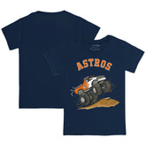 Houston Astros Tiny Turnip Youth Monster Truck T-Shirt - Navy T-shirts