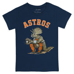 Houston Astros Tiny Turnip Youth Triceratops T-Shirt - Navy T-shirts