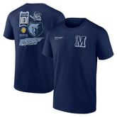Memphis Grizzlies Split Zone T-Shirt Navy
