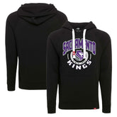 Sacramento Kings Sportiqe Unisex Olsen Super Soft Tri-Blend Raglan Pullover Hoodie Black
