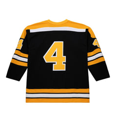 Bobby Orr Boston Bruins Mitchell & Ness Big & Tall 1971/72 Blue Line 2.0 Jersey - Black | US 201351071