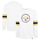 Pittsburgh Steelers '47 Gridiron Premier Brex Long Sleeve T-Shirt - White T-shirts