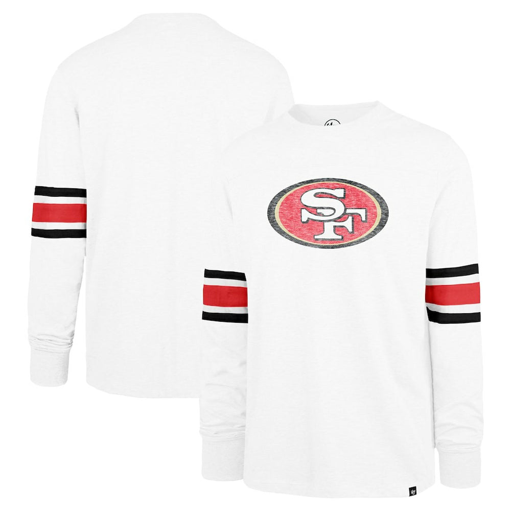 San Francisco 49ers '47 Gridiron Premier Brex Long Sleeve T-Shirt - White T-shirts