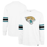 Jacksonville Jaguars '47 Gridiron Premier Brex Long Sleeve T-Shirt - White T-shirts
