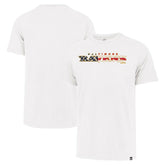 Baltimore Ravens '47 Flag Script Franklin T-Shirt - White T-shirts