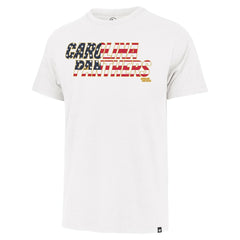 Carolina Panthers '47 Flag Script Franklin T-Shirt - White T-shirts