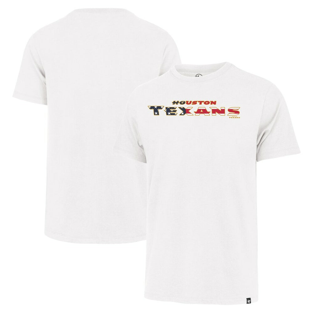 Houston Texans '47 Flag Script Franklin T-Shirt - White T-shirts