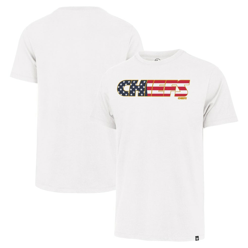 Kansas City Chiefs '47 Flag Script Franklin T-Shirt - White T-shirts