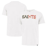 New Orleans Saints '47 Flag Script Franklin T-Shirt - White T-shirts