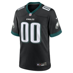 Philadelphia Eagles Alternate Custom Game Jersey - Black Jerseys