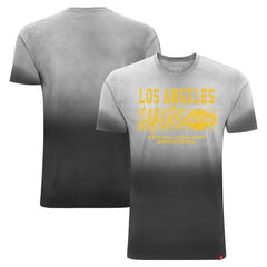 Los Angeles Lakers Sportiqe Unisex Bingham Sun-Fade T-Shirt Black