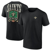 New Orleans Saints Full Range T-Shirt - Black T-shirts