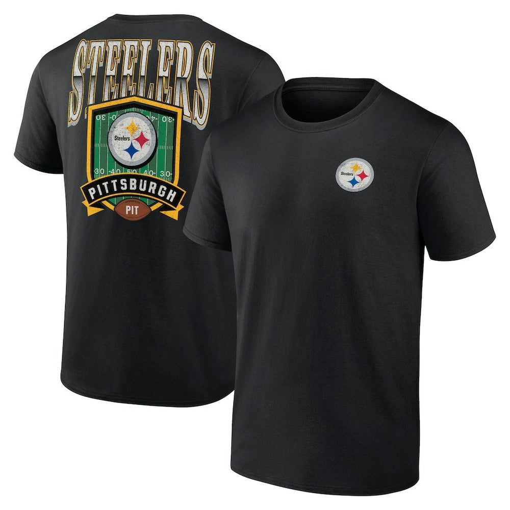Pittsburgh Steelers Full Range T-Shirt - Black T-shirts