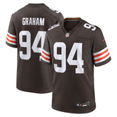 Mason Graham Cleveland Browns 2025 NFL Draft First Round Pick Game Jersey - Brown Jerseys