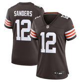 Shedeur Sanders Cleveland Browns Women's 2025 NFL Draft Game Jersey - Brown Jerseys