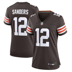Shedeur Sanders Cleveland Browns Women's 2025 NFL Draft Game Jersey - Brown Jerseys