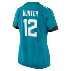 Travis Hunter Jacksonville Jaguars Women's 2025 NFL Draft First Round Pick Team Game Player Jersey - Teal Jerseys