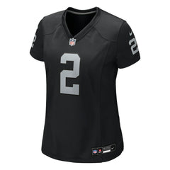 Ashton Jeanty Las Vegas Raiders Women's 2025 NFL Draft First Round Pick Team Game Jersey - Black Jerseys