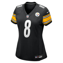 Aaron Rodgers Pittsburgh Steelers Women's Game Jersey - Black Jerseys
