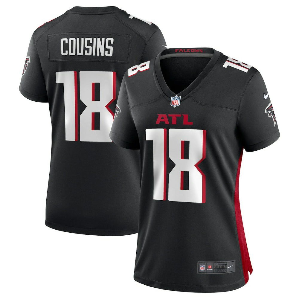 Kirk Cousins Atlanta Falcons Women's Game Player Jersey - Black Jerseys