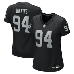 Christian Wilkins Las Vegas Raiders Women's Team Game Jersey - Black Jerseys