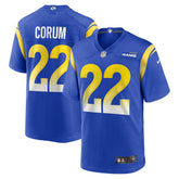 Blake Corum Los Angeles Rams Game Player Jersey - Royal Jerseys