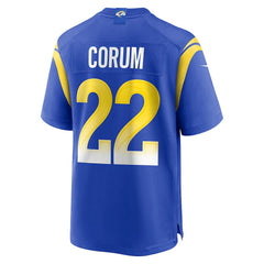Blake Corum Los Angeles Rams Game Player Jersey - Royal Jerseys