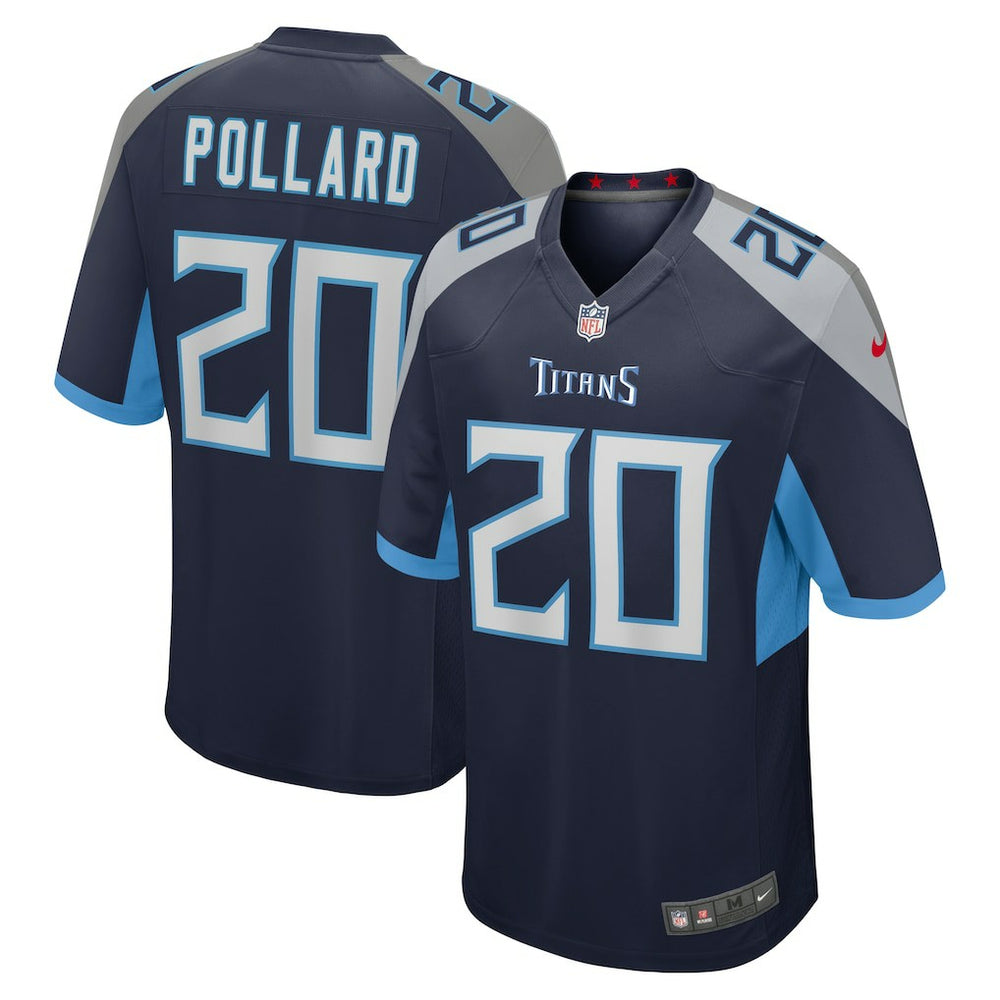 Tony Pollard Tennessee Titans Game Player Jersey - Navy Jerseys
