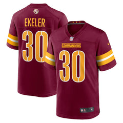Austin Ekeler Washington Commanders Game Player Jersey - Burgundy Jerseys