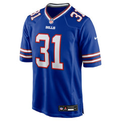 Maxwell Hairston Buffalo Bills 2025 NFL Draft First Round Pick Game Jersey - Royal Jerseys