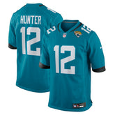 Travis Hunter Jacksonville Jaguars 2025 NFL Draft First Round Pick Game Jersey - Teal Jerseys