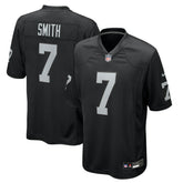 Geno Smith Las Vegas Raiders Game Player Jersey - Black Jerseys
