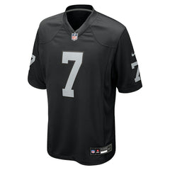 Geno Smith Las Vegas Raiders Game Player Jersey - Black Jerseys