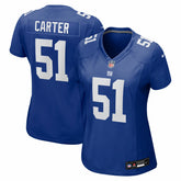 Abdul Carter New York Giants Women's First Round Pick Game Jersey - Royal Jerseys