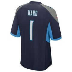 Cameron Ward Tennessee Titans 2025 NFL Draft First Round Pick Alternate Game Jersey - Navy Jerseys