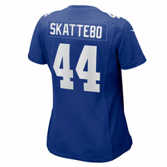Cam Skattebo New York Giants Women's Team Game Player Jersey - Royal Jerseys