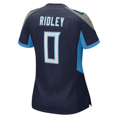 Calvin Ridley Tennessee Titans Women's Game Player Jersey - Navy Jerseys