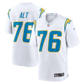 Joe Alt Los Angeles Chargers Player Game Jersey - White Jerseys