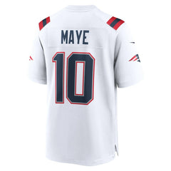 Drake Maye New England Patriots Player Game Jersey - White Jerseys
