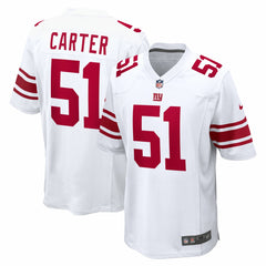 Abdul Carter New York Giants First Round Pick Game Jersey - White Jerseys