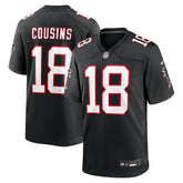 Kirk Cousins Atlanta Falcons Alternate Game Player Jersey - Black Jerseys