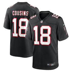 Kirk Cousins Atlanta Falcons Alternate Game Player Jersey - Black Jerseys