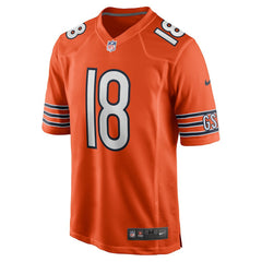 Caleb Williams Chicago Bears Alternate Player Game Jersey - Orange Jerseys