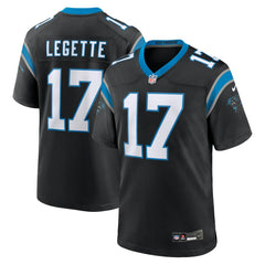 Xavier Legette Carolina Panthers 2024 NFL First Round Pick Game Player Jersey - Black Jerseys