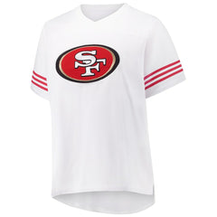 Christian McCaffrey San Francisco 49ers Women's Plus Size Fashion Jersey - White Jerseys