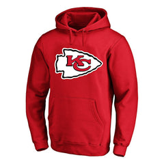 Travis Kelce Kansas City Chiefs Big & Tall Name & Number Fleece Pullover Hoodie - Red Hoodies