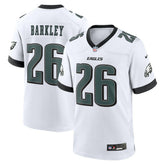 Saquon Barkley Philadelphia Eagles Game Jersey - White Jerseys