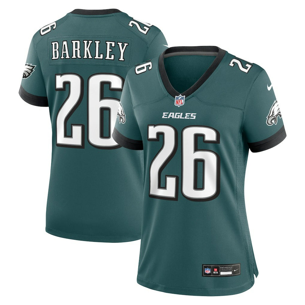 Saquon Barkley Philadelphia Eagles Women's Game Player Jersey - Midnight Green Jerseys