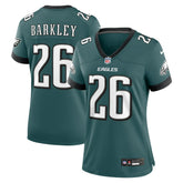 Saquon Barkley Philadelphia Eagles Women's Game Player Jersey - Midnight Green Jerseys